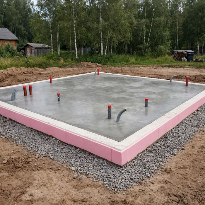 УШП для бани с тёплым полом